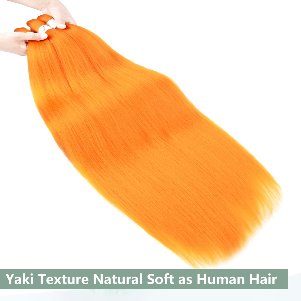 YDDM Meches Pour Tresses Africaine Rose et blanc Rajout Cheveux Tresses Texture Yaki Easy Install pour Debutants 20 Pouces 3 Paquets Cheveux Legers Naturels pour Box Braids Twist Crochet Styles