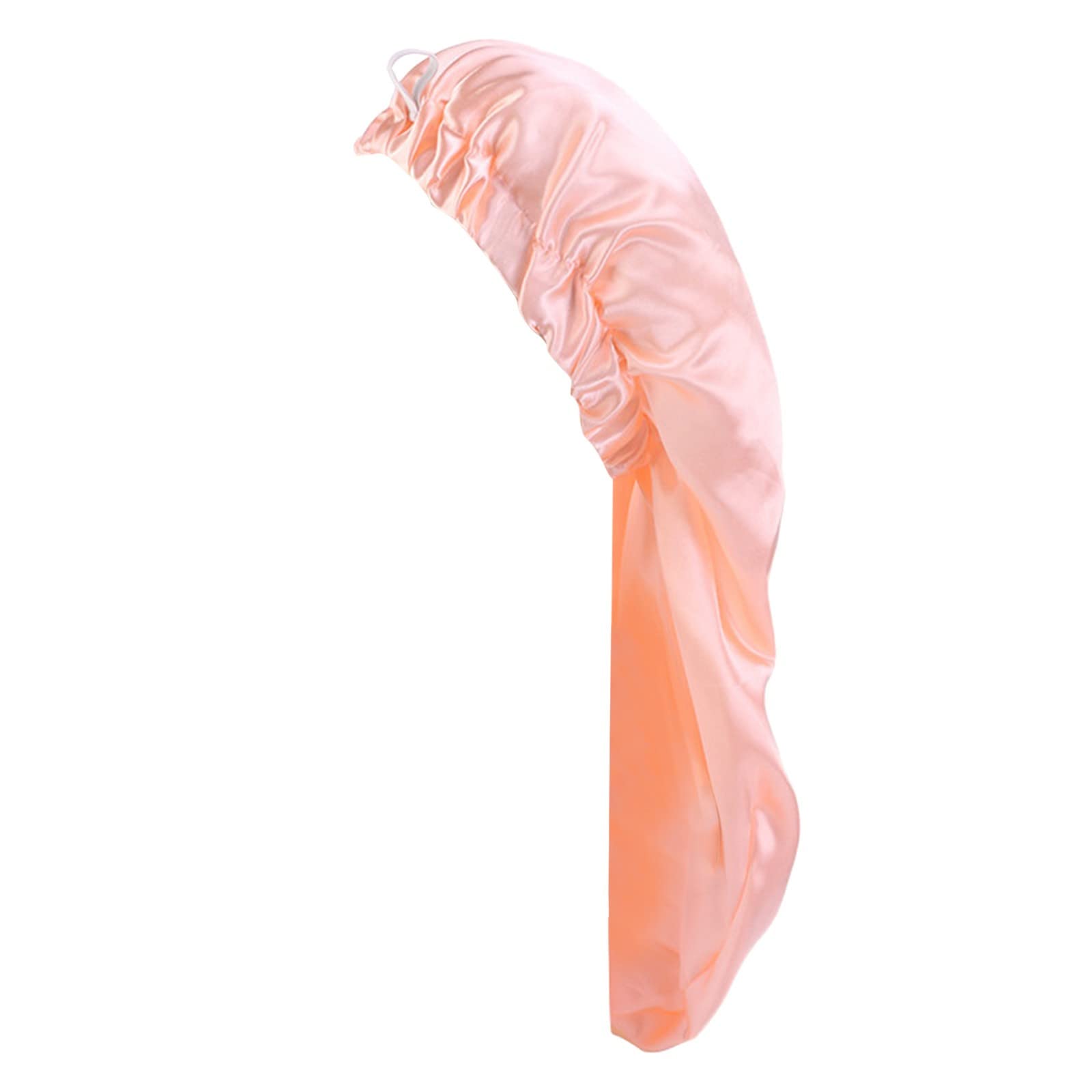 Générique Bonnet en Satin de tête réglable Bonnet en Soie de Sommeil pour Femmes Hommes Double Couche Satin doublé Bonnet de Couchage Wrap Bonnet de Cheveux