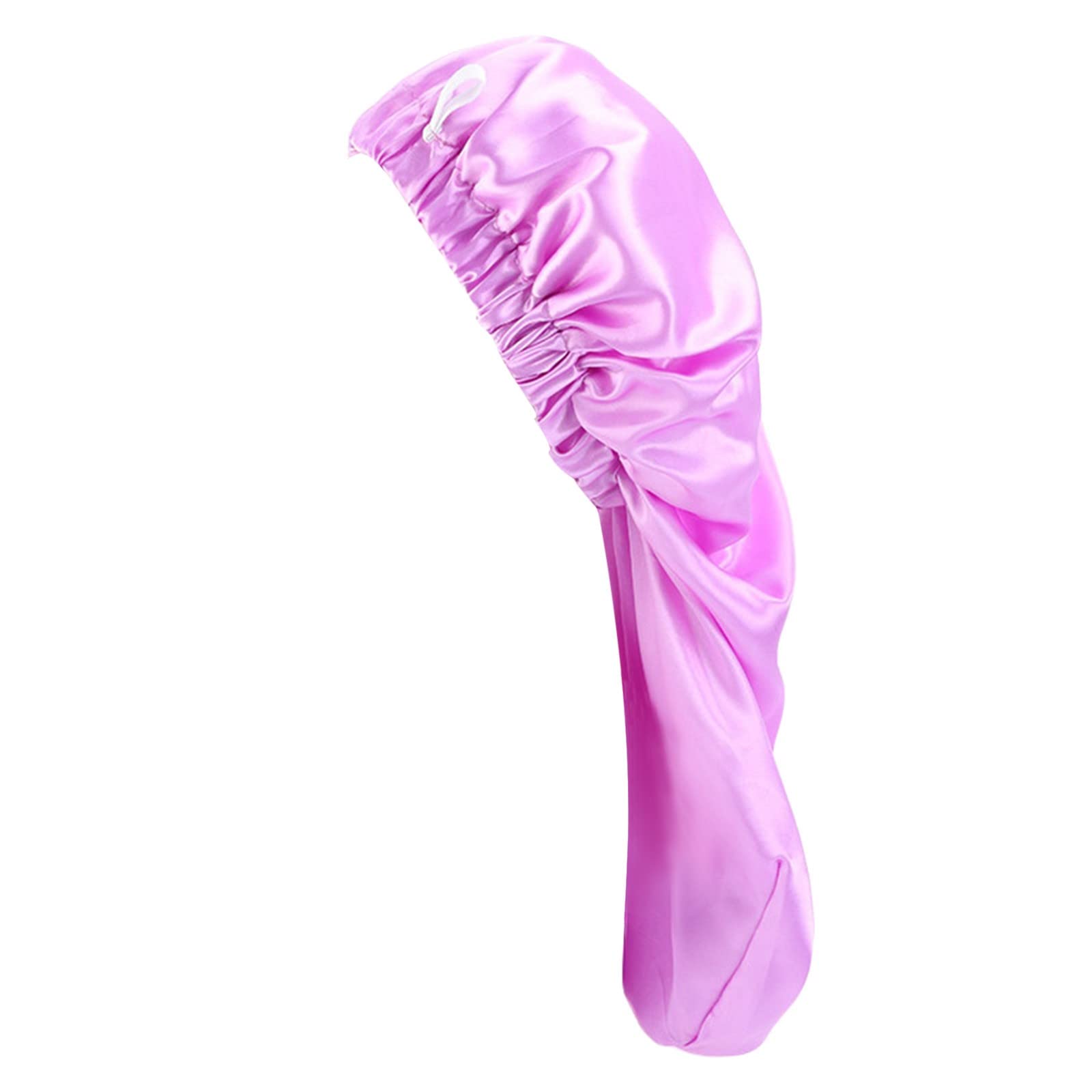 Générique Bonnet en Satin de tête réglable Bonnet en Soie de Sommeil pour Femmes Hommes Double Couche Satin doublé Bonnet de Couchage Wrap Bonnet de Cheveux