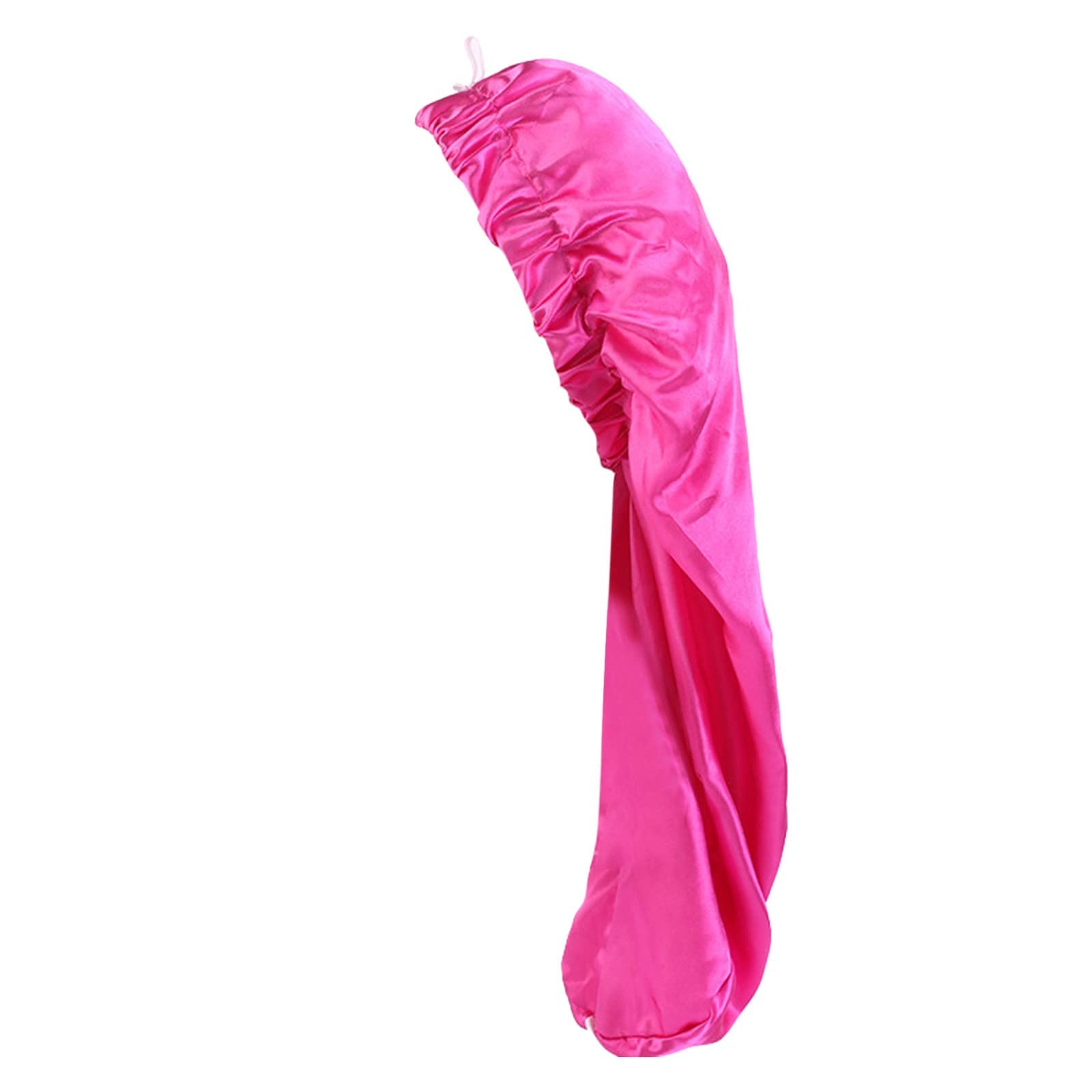 Générique Bonnet en Satin de tête réglable Bonnet en Soie de Sommeil pour Femmes Hommes Double Couche Satin doublé Bonnet de Couchage Wrap Bonnet de Cheveux