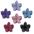 Blooms 6 Pièces Pince Cheveux Fleur, Petite Pince Cheveux Femme Antidérapantes Pince Fleur Cheveux Hawaienne Pinces à Cheveux Flower Hair Clip Accessoires Cheveux Convient Fêtes Plage Vacances