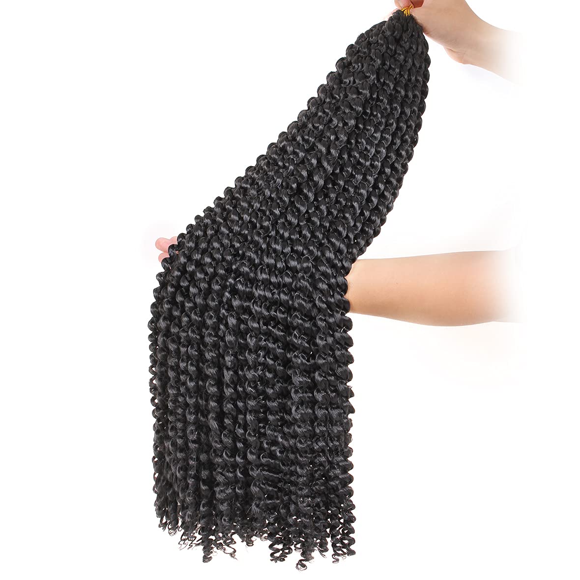 Xtrend Lot de 7 paquets d’extensions de cheveux Passion Twist - 18 mèches par paquet - 30,5 cm - Cheveux tressés au crochet