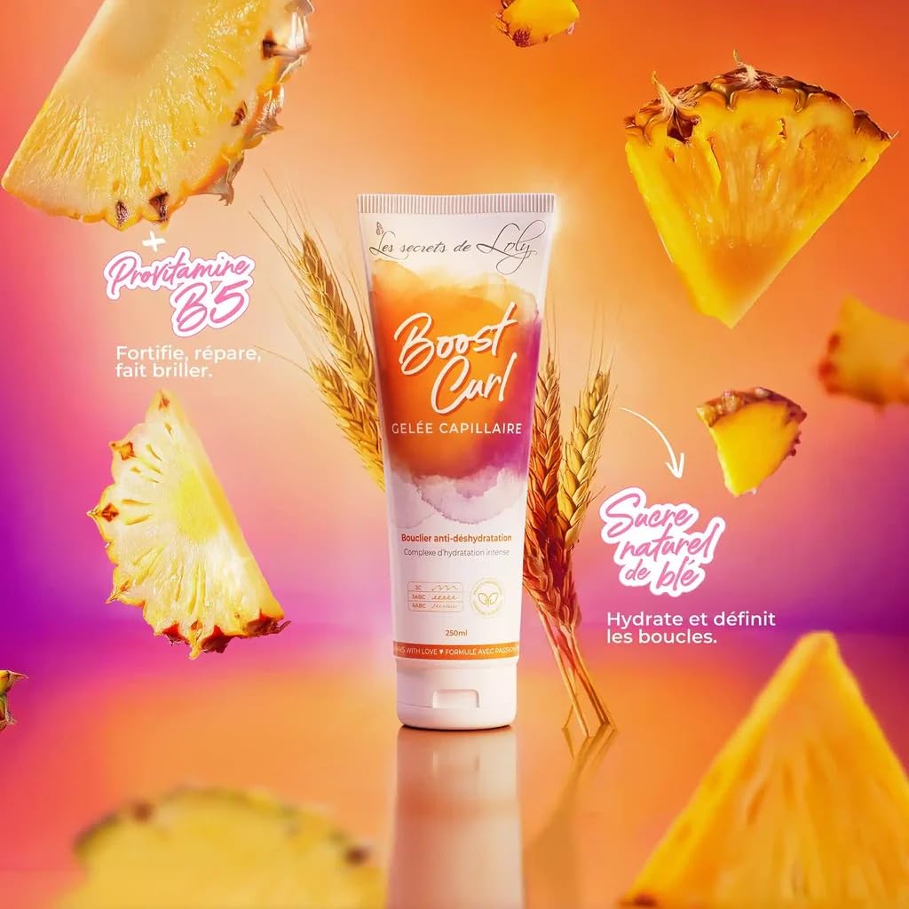 Les Secrets de Loly – Routine Cheveux Bouclés – Perfect Match + Pink Paradise + Kurl Nectar + Boost Curl – Hydratation & Définition – Formule Naturelle – Cheveux Ondulés, Bouclés & Frisés