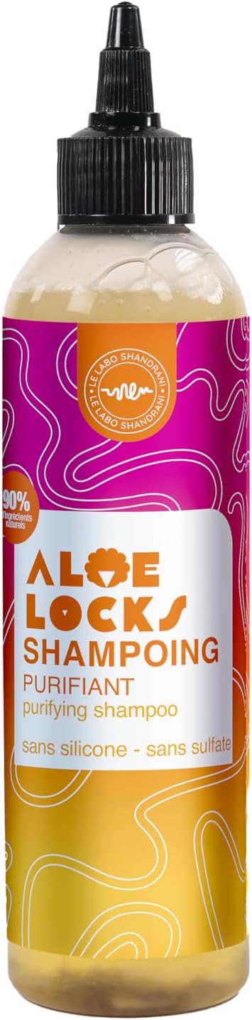 Aloe Locks | Shampoing Purifiant Baobab-Ortie 250ml + Brume Hydratante 250ml | Apaise les démangeaisons du cuir chevelu | Action Antipelliculaire | Stimule la Pousse Capillaire | Fabriqué en France
