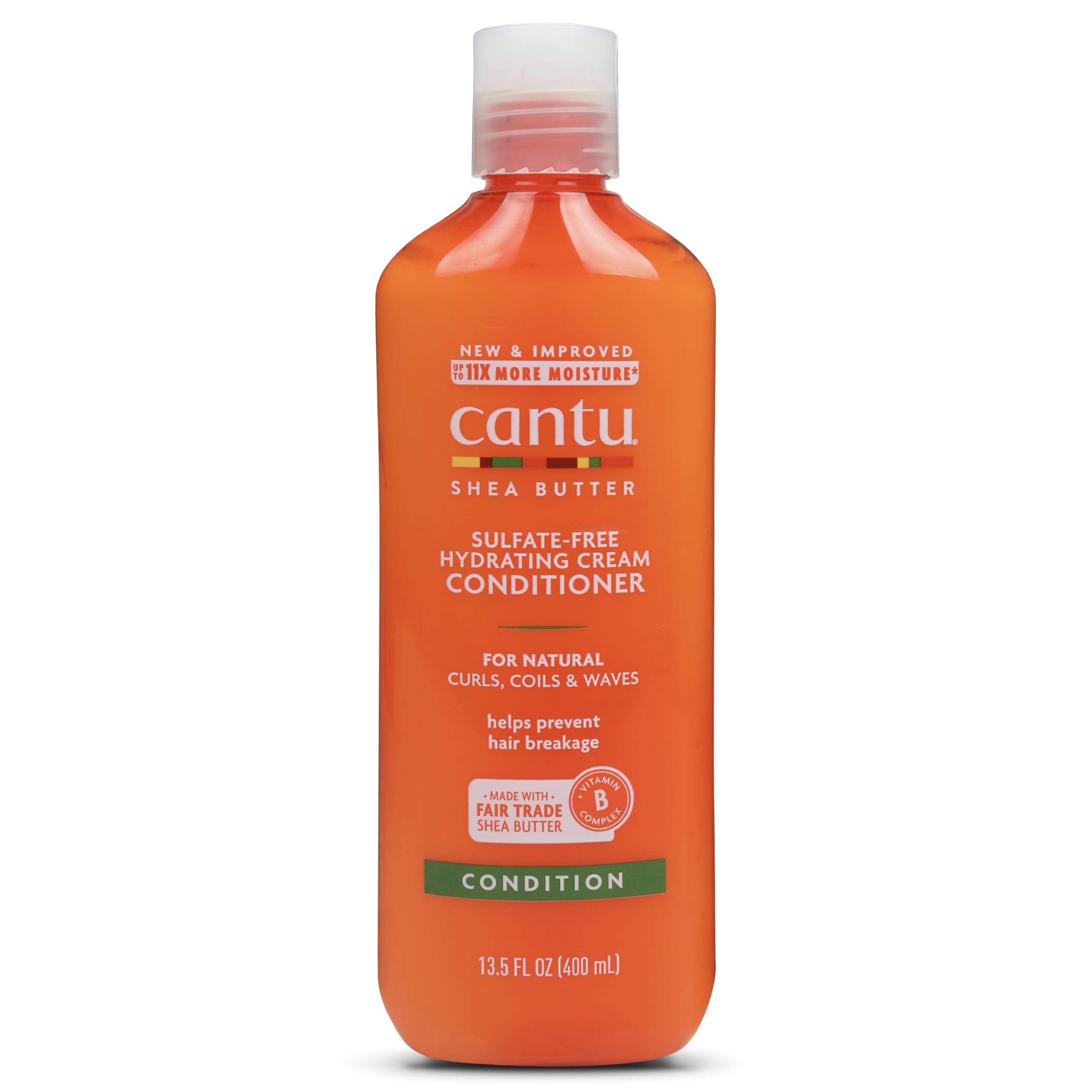 Cantu Après-Shampooing Crème Hydratant, au Beurre de Karité, 400 ml (l’Emballage Peut Varier)