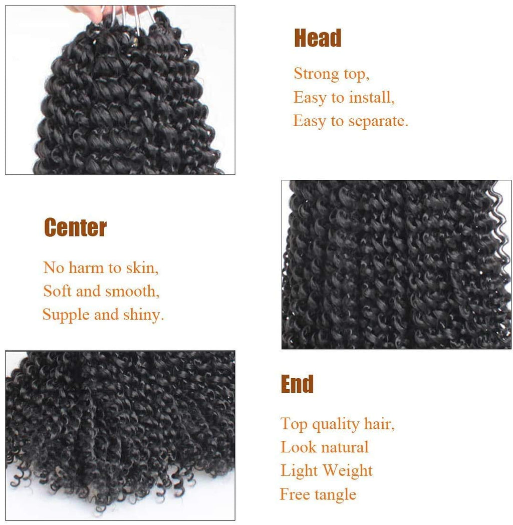 Xtrend Lot de 7 paquets d’extensions de cheveux Passion Twist - 18 mèches par paquet - 30,5 cm - Cheveux tressés au crochet