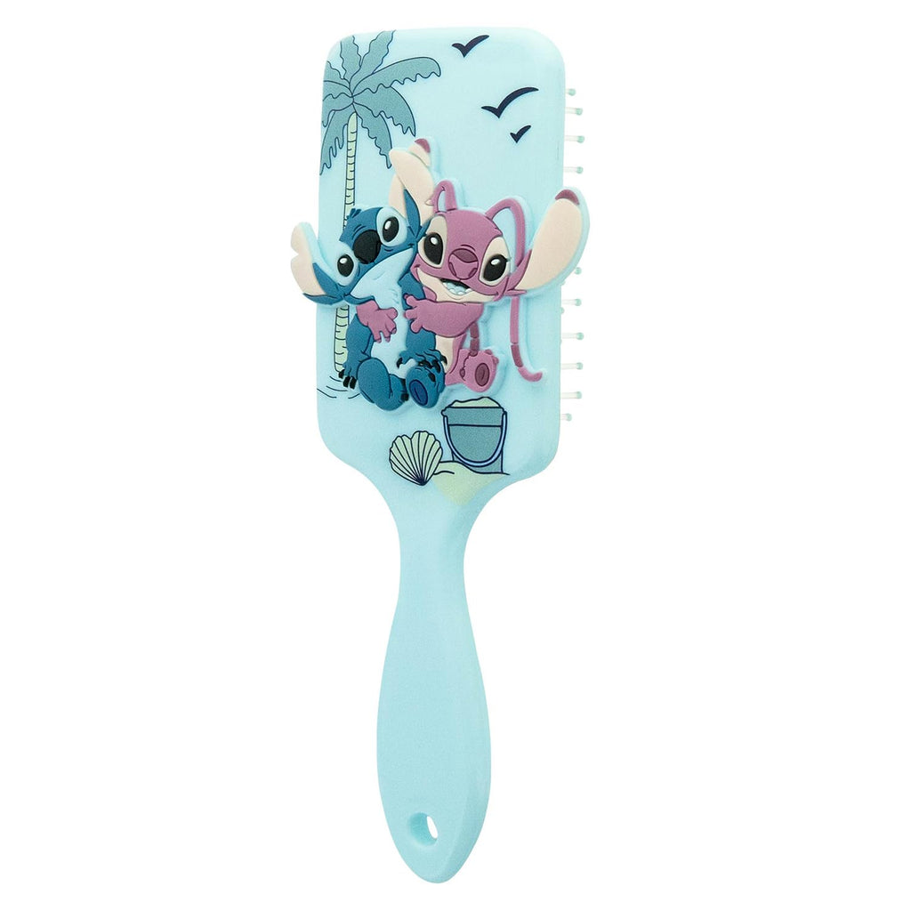 Disney Brosse Démêlante Bébé Enfant Angel – Lilo & Stitch – Cheveux Fins, Bouclés, Épais - Dents Souples, Massage Cuir Chevelu – Accessoire Cheveux, Soin, Toilette - Produit Officiel
