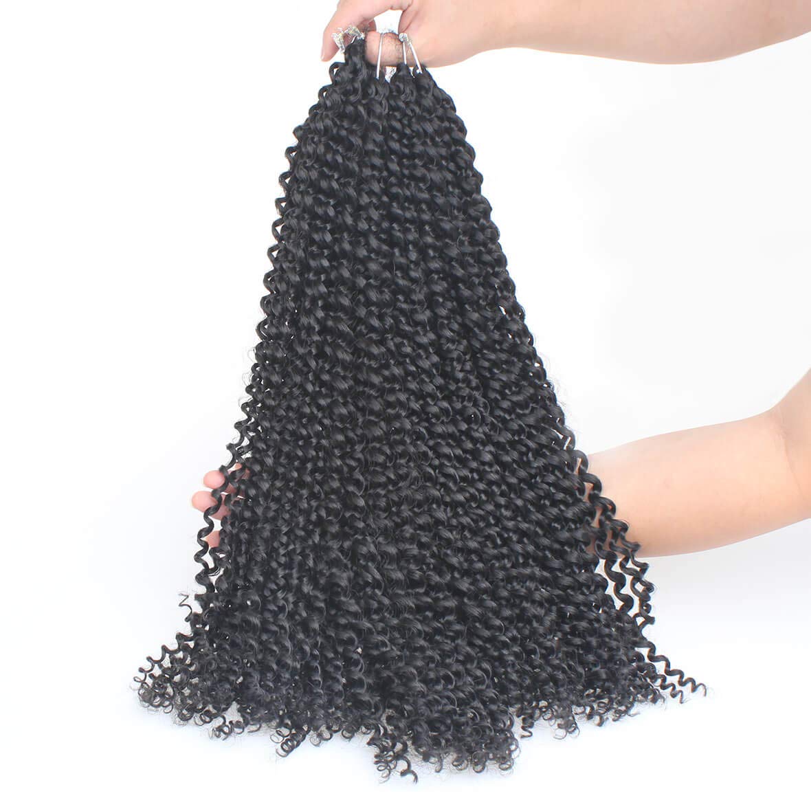 Xtrend Lot de 7 paquets d’extensions de cheveux Passion Twist - 18 mèches par paquet - 30,5 cm - Cheveux tressés au crochet