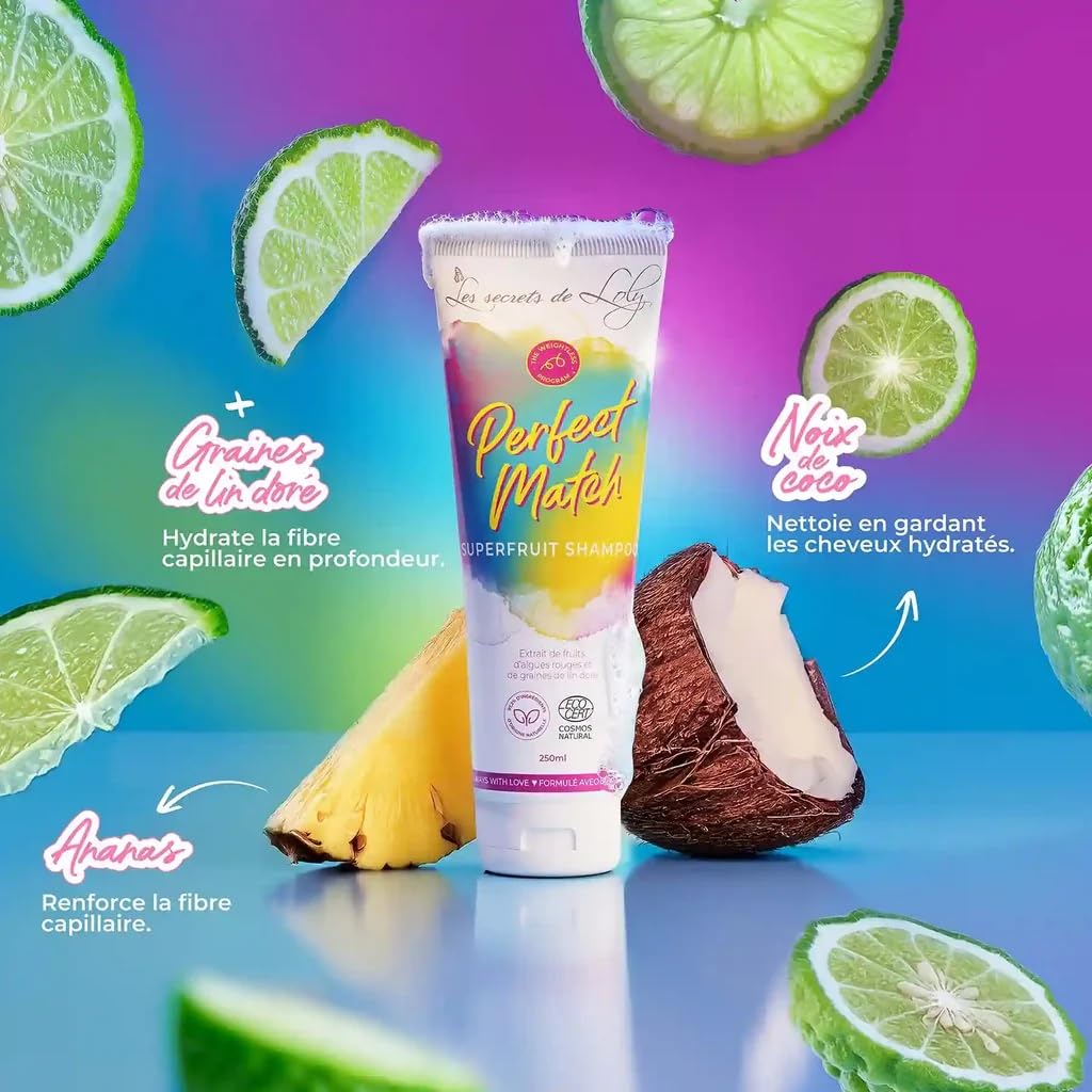 Les Secrets de Loly – Routine Cheveux Bouclés – Perfect Match + Pink Paradise + Kurl Nectar + Boost Curl – Hydratation & Définition – Formule Naturelle – Cheveux Ondulés, Bouclés & Frisés