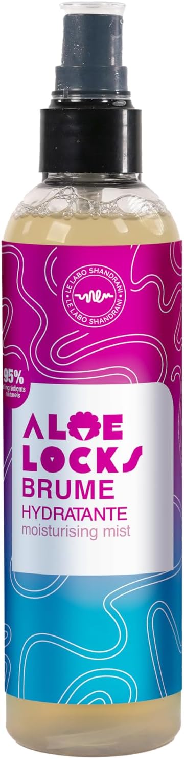 Aloe Locks | Shampoing Purifiant Baobab-Ortie 250ml + Brume Hydratante 250ml | Apaise les démangeaisons du cuir chevelu | Action Antipelliculaire | Stimule la Pousse Capillaire | Fabriqué en France