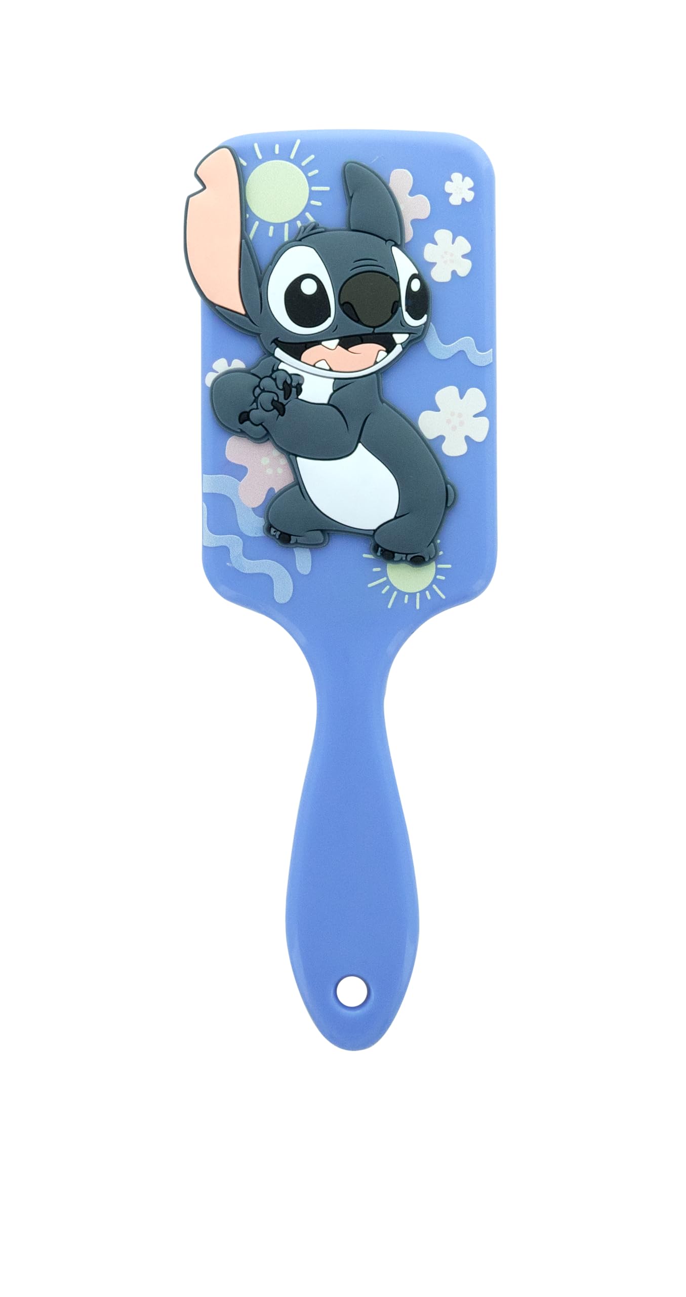 Disney Brosse Démêlante Bébé Enfant Angel – Lilo & Stitch – Cheveux Fins, Bouclés, Épais - Dents Souples, Massage Cuir Chevelu – Accessoire Cheveux, Soin, Toilette - Produit Officiel