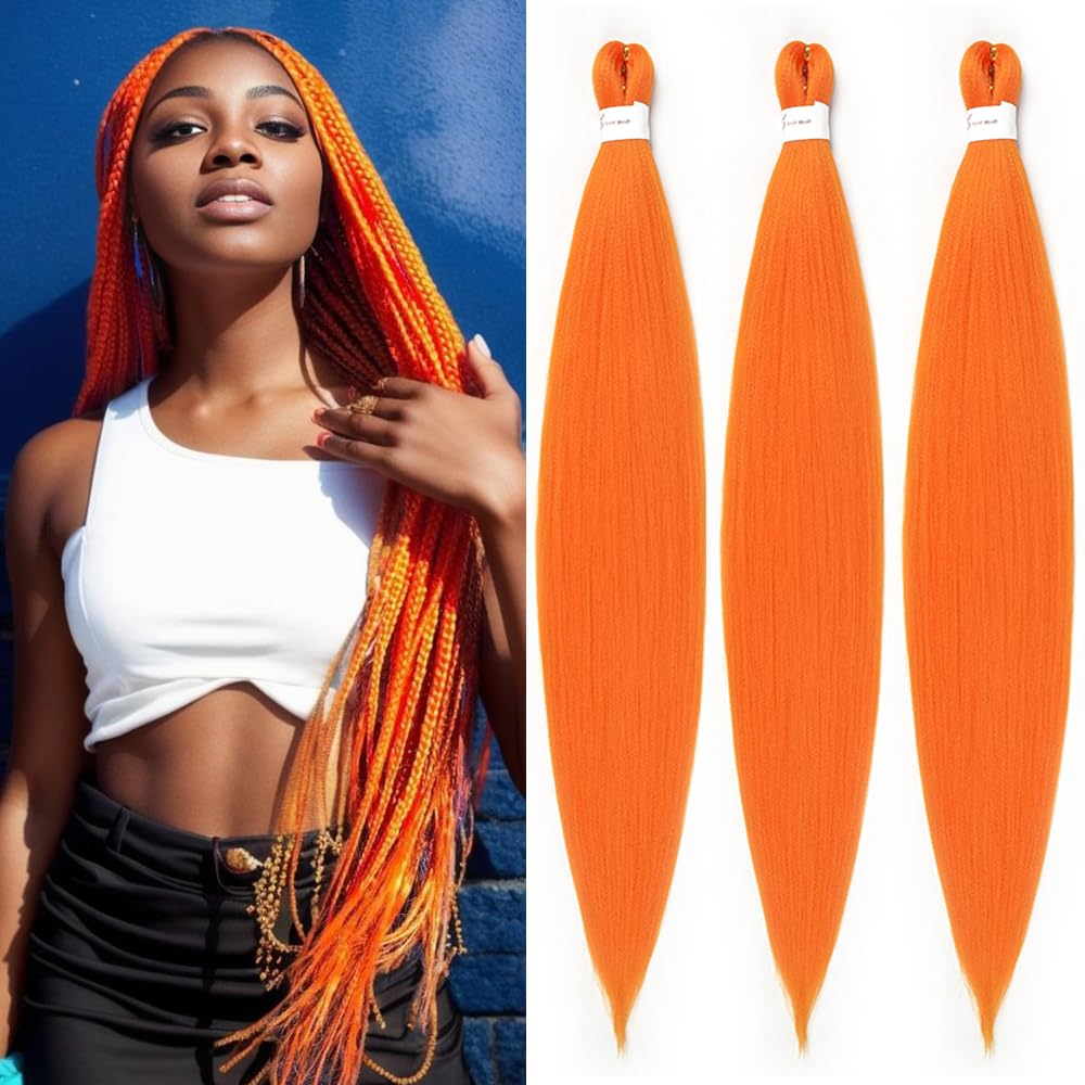 YDDM Meches Pour Tresses Africaine Rose et blanc Rajout Cheveux Tresses Texture Yaki Easy Install pour Debutants 20 Pouces 3 Paquets Cheveux Legers Naturels pour Box Braids Twist Crochet Styles