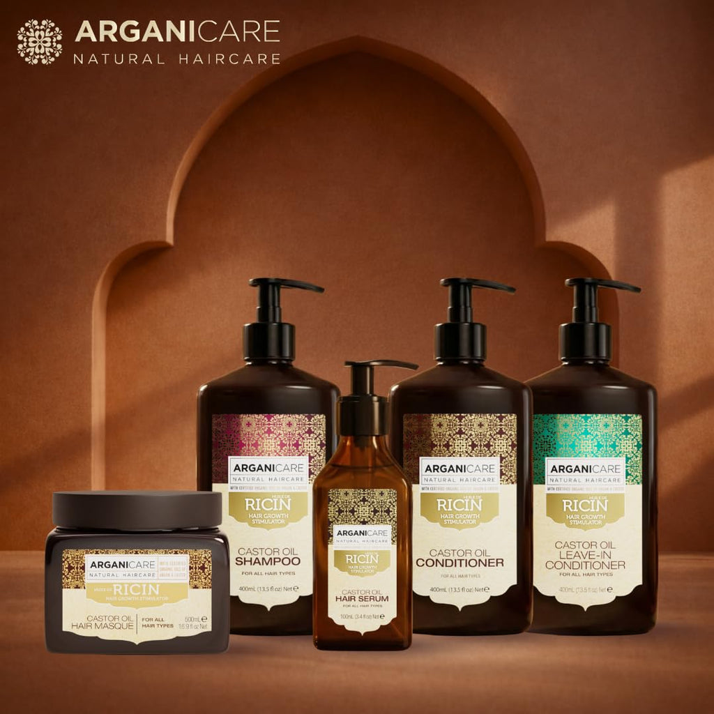 ARGANICARE Shampooing Régénérant Fortifiant Biotine & Huile d’Argan – Vitalité, Nutrition et Résistance – Renforce la Fibre Capillaire – Cheveux Fragilisés et Ternes – 400 mL