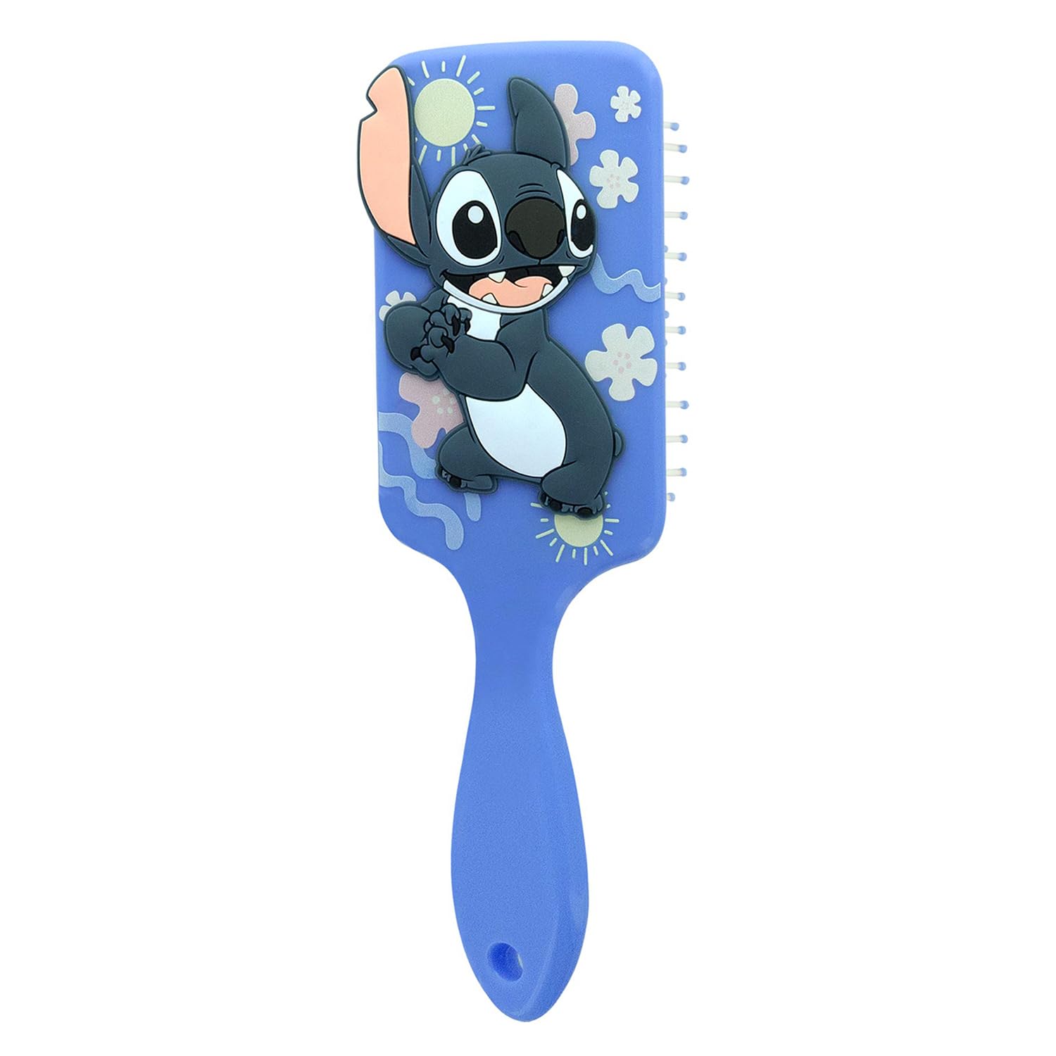 Disney Brosse Démêlante Bébé Enfant Angel – Lilo & Stitch – Cheveux Fins, Bouclés, Épais - Dents Souples, Massage Cuir Chevelu – Accessoire Cheveux, Soin, Toilette - Produit Officiel