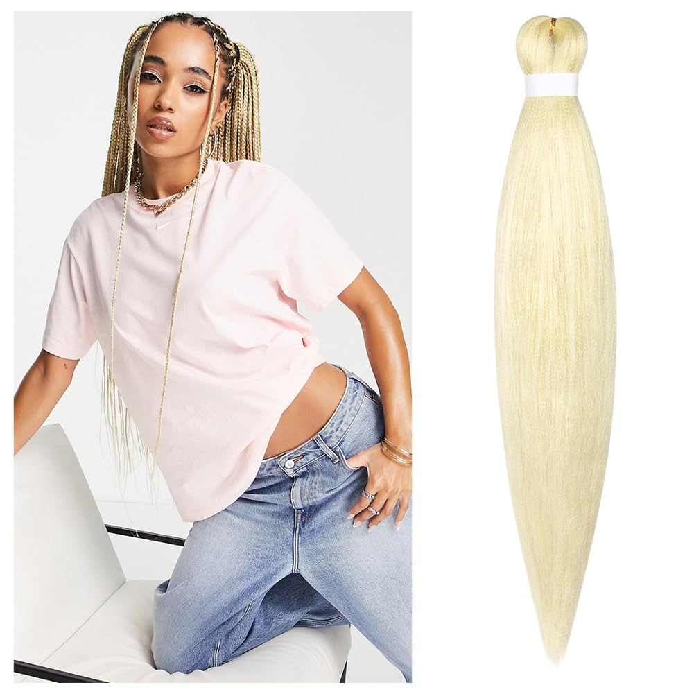 Aomig Rajout Cheveux Tresse, Jumbo Braids Meches, 65cm Extension de Cheveux de Fibre Synthétique pour Crochet Twist Tressage (4 couleurs)