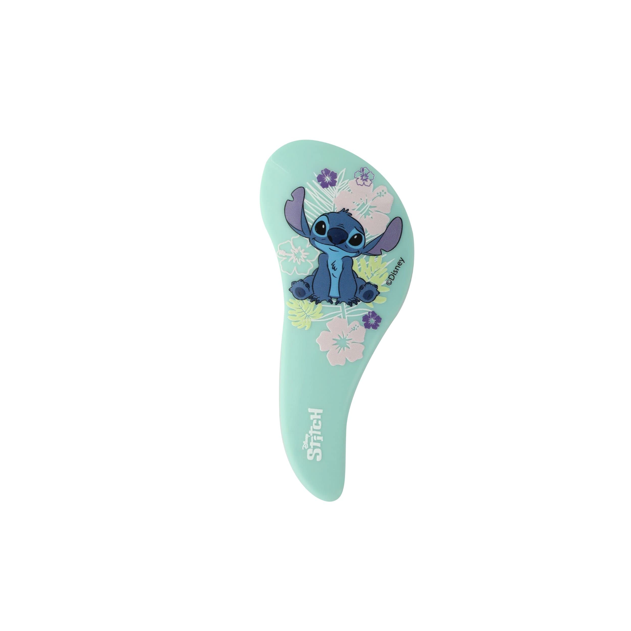 Disney Brosse Démêlante Bébé Enfant Angel – Lilo & Stitch – Cheveux Fins, Bouclés, Épais - Dents Souples, Massage Cuir Chevelu – Accessoire Cheveux, Soin, Toilette - Produit Officiel