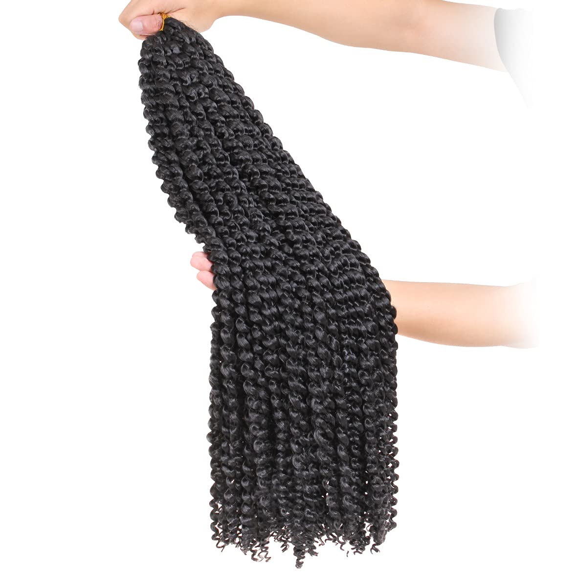 Xtrend Lot de 7 paquets d’extensions de cheveux Passion Twist - 18 mèches par paquet - 30,5 cm - Cheveux tressés au crochet