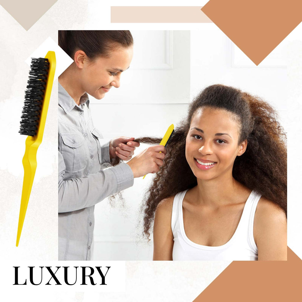 Brosse à cheveux, 3 pièces, propre, queue, convient aux coiffeurs professionnels, femmes, hommes, enfants (rose)