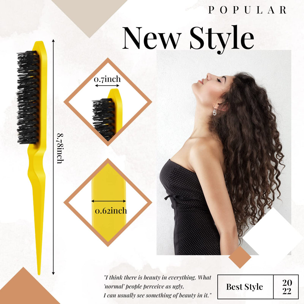 Brosse à cheveux, 3 pièces, propre, queue, convient aux coiffeurs professionnels, femmes, hommes, enfants (rose)
