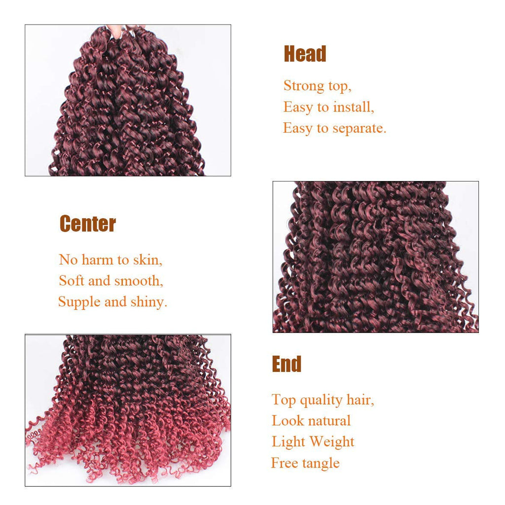 Xtrend Lot de 7 paquets d’extensions de cheveux Passion Twist - 18 mèches par paquet - 30,5 cm - Cheveux tressés au crochet