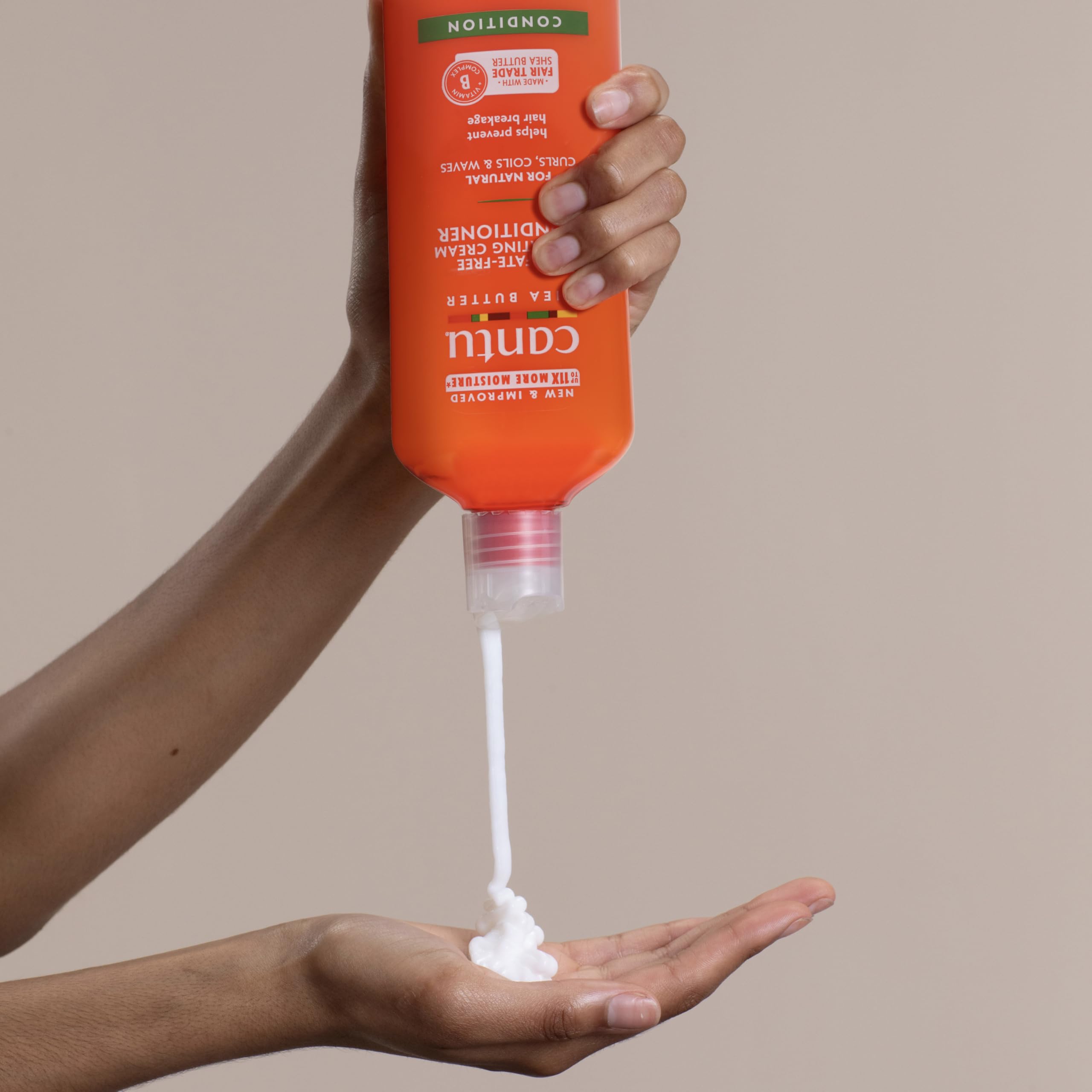 Cantu Après-Shampooing Crème Hydratant, au Beurre de Karité, 400 ml (l’Emballage Peut Varier)