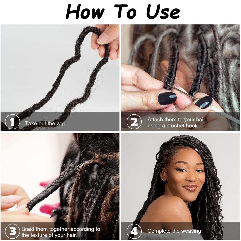 Aomig Rajout Cheveux Tresse, Jumbo Braids Meches, 65cm Extension de Cheveux de Fibre Synthétique pour Crochet Twist Tressage (4 couleurs)