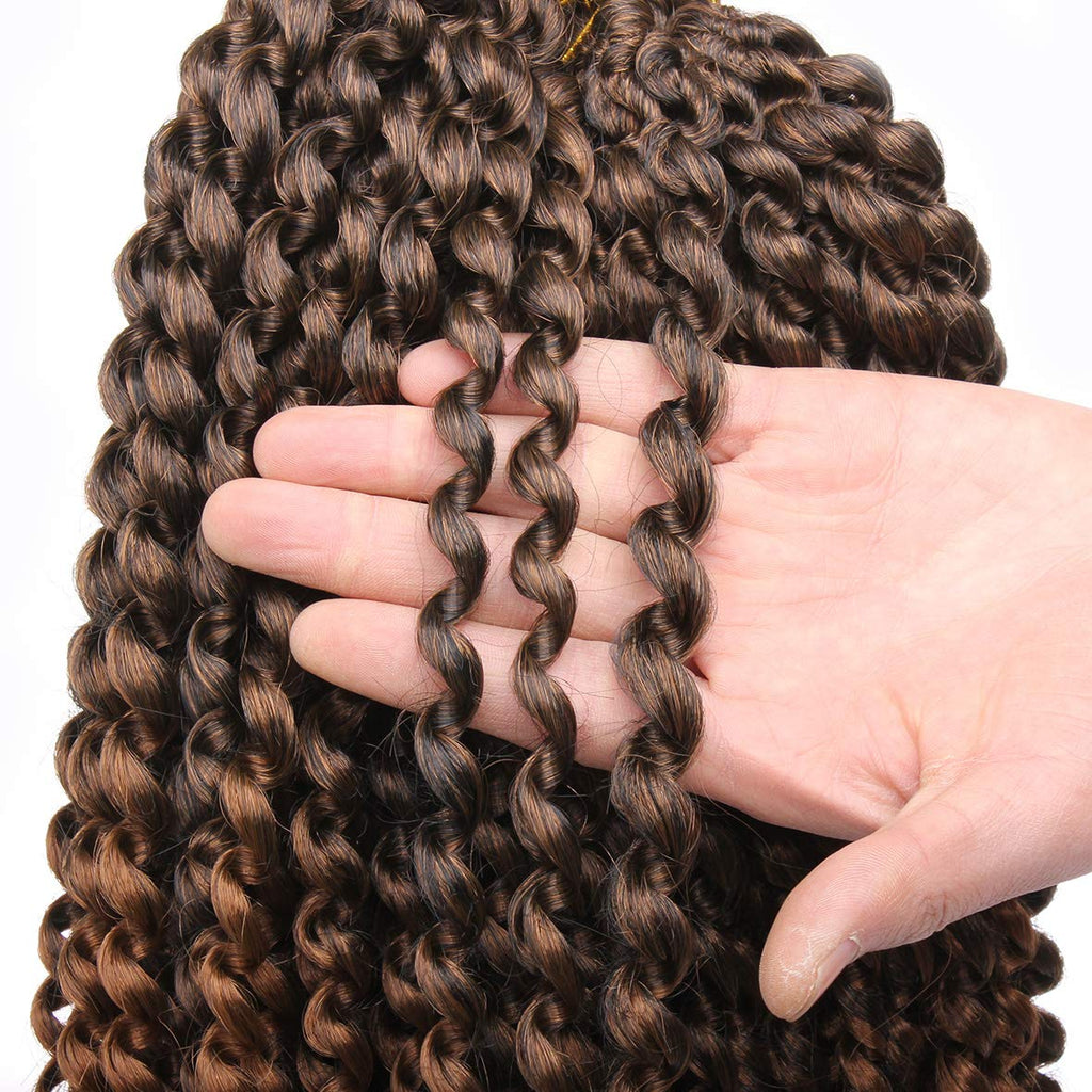Xtrend Lot de 7 paquets d’extensions de cheveux Passion Twist - 18 mèches par paquet - 30,5 cm - Cheveux tressés au crochet