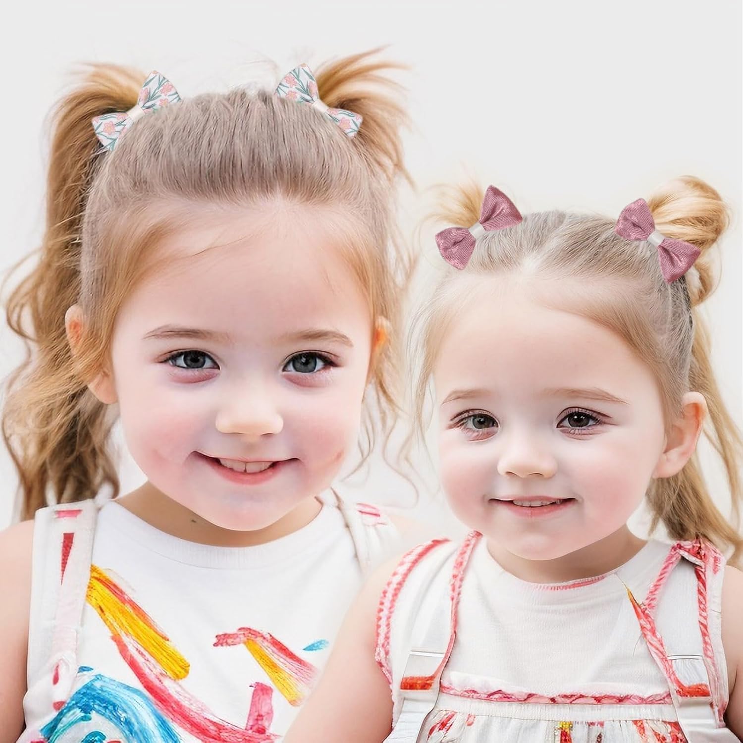 Lot de 30 élastiques à cheveux pour enfants, élastiques colorés et souples, bandeau à nœud papillon, élastique pour fille, pour queue de cheval, accessoires pour cheveux pour petites filles