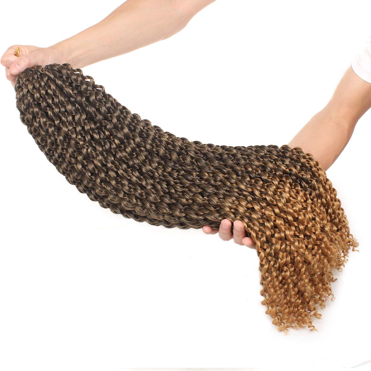 Xtrend Lot de 7 paquets d’extensions de cheveux Passion Twist - 18 mèches par paquet - 30,5 cm - Cheveux tressés au crochet