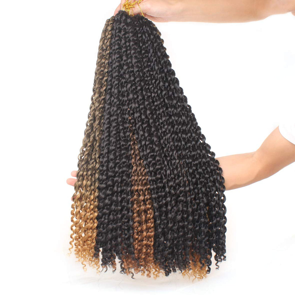 Xtrend Lot de 7 paquets d’extensions de cheveux Passion Twist - 18 mèches par paquet - 30,5 cm - Cheveux tressés au crochet