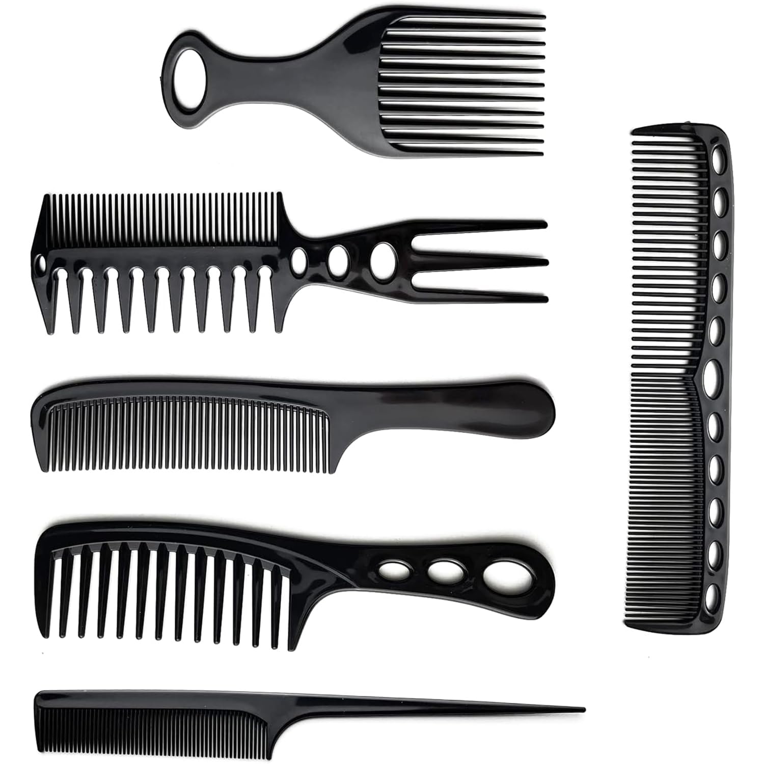 Ensemble Brosse à Cheveux, brosse ronde, Professionnelle pour Coiffeur, Brosses Démêlantes Coiffure Anti-Statique (Brosse rond)
