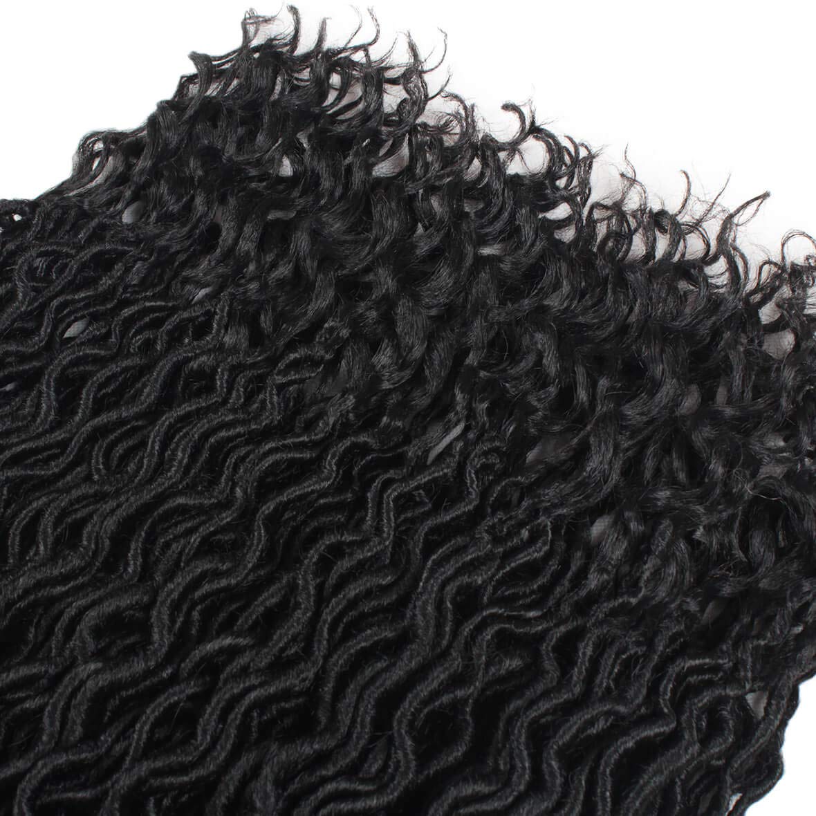 Xtrend 6Packs 18 pouces Twist Perruques Crochet Tresses Faux Locs bouclés se termine Dreadlocks Tresses Synthétiques Extensions de Cheveux Haute Température pour Femmes Noires 20 Strands/pack TBUG
