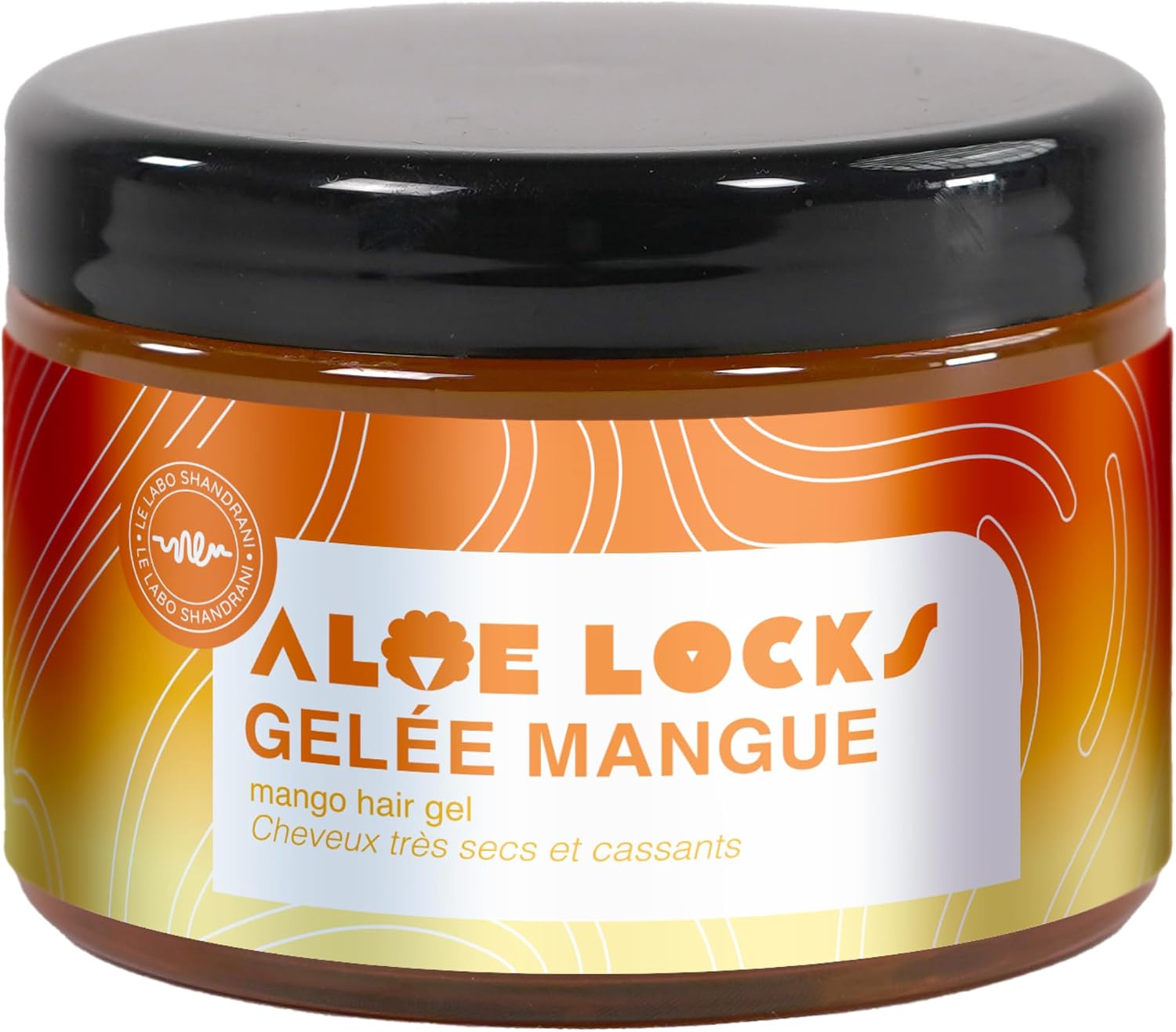 Aloe Locks | Gelée Mangue Fixante | Façonner & Styliser vos locks, Tresses et Boucles | Soin Ultra-Nourrissant | Assouplit la Fibre Capillaire | Pour Cheveux Secs | Fabriqué en France | 300ml