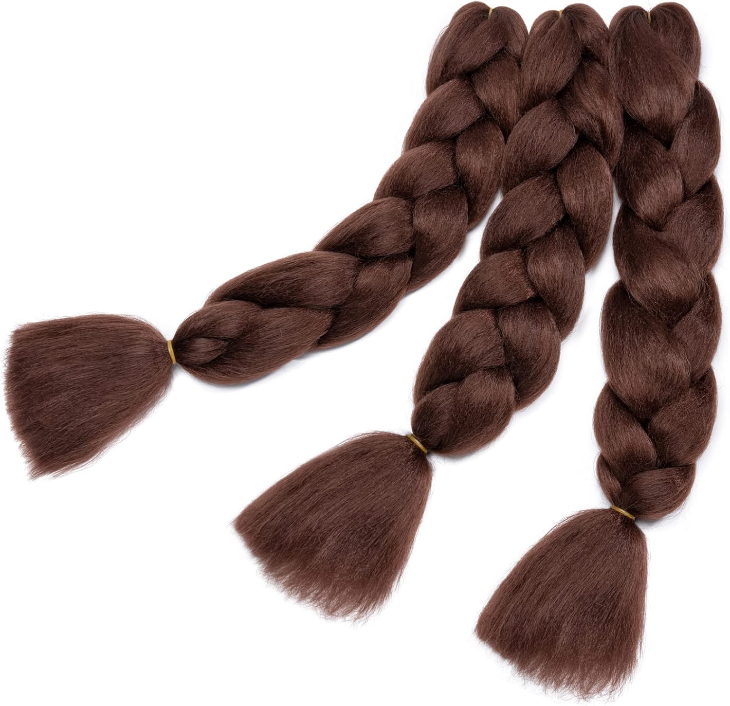 24" Meches pour Tresses Africaine Braids Meches Tresse Cheveux Rajout Cheveux Tressage 1 Paquet Crochet Braids Extension de Cheveux Afro pour Tresse Ombre Synthétiques (Rose)