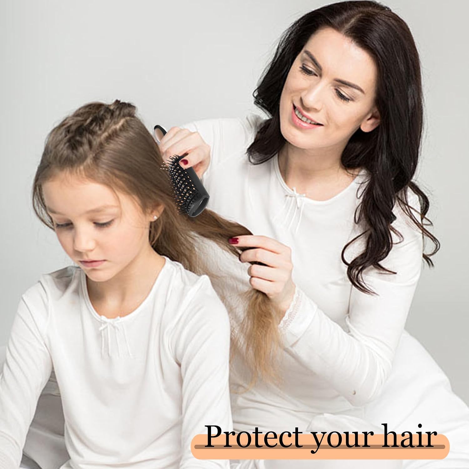 5 PcsBrosse Cheveux Anti-nœuds, Brosse à Cheveux Poils pour femmes et hommes, Brosse Demelante antistatiques ventilés pour femmes et hommes, mouillés et bouclés, salon et maison
