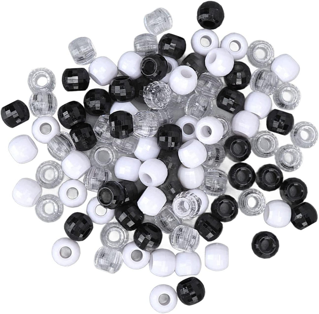 Perles de cheveux, anneau d'extension de cheveux en plastique transparent antirouille pour cheveux