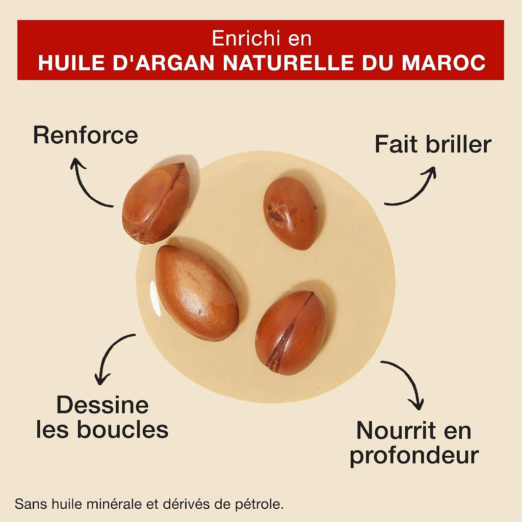 Creme of Nature - Argan Oil - Soin Perfect 7 - Spray Cheveux 7 bénéfices en 1 produit - Soin des Cheveux Bouclés Frisés et Crépus à l’Huile d’Argan du Maroc - Sans Rinçage - Flacon de 150ml