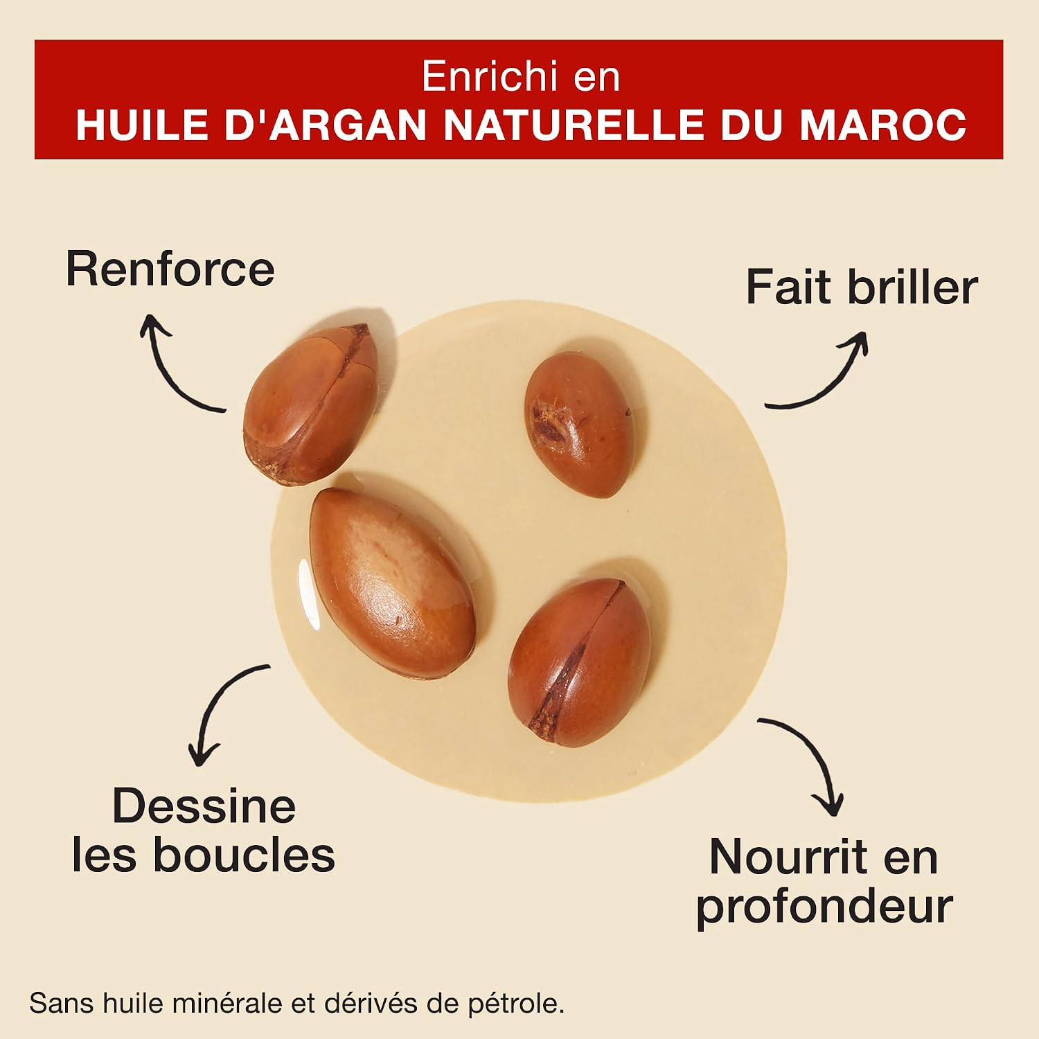 Creme of Nature - Argan Oil - Soin Perfect 7 - Spray Cheveux 7 bénéfices en 1 produit - Soin des Cheveux Bouclés Frisés et Crépus à l’Huile d’Argan du Maroc - Sans Rinçage - Flacon de 150ml