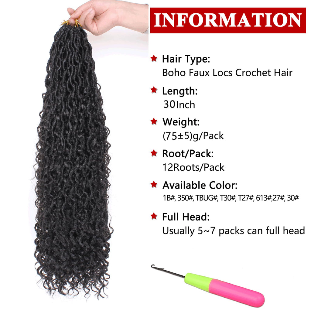 Xtrend 6Packs 18 pouces Twist Perruques Crochet Tresses Faux Locs bouclés se termine Dreadlocks Tresses Synthétiques Extensions de Cheveux Haute Température pour Femmes Noires 20 Strands/pack TBUG