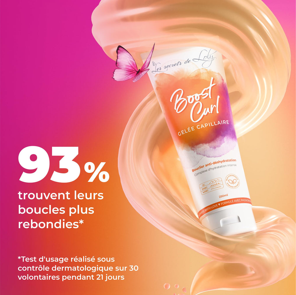 Les Secrets de Loly – Routine Cheveux Bouclés – Perfect Match + Pink Paradise + Kurl Nectar + Boost Curl – Hydratation & Définition – Formule Naturelle – Cheveux Ondulés, Bouclés & Frisés