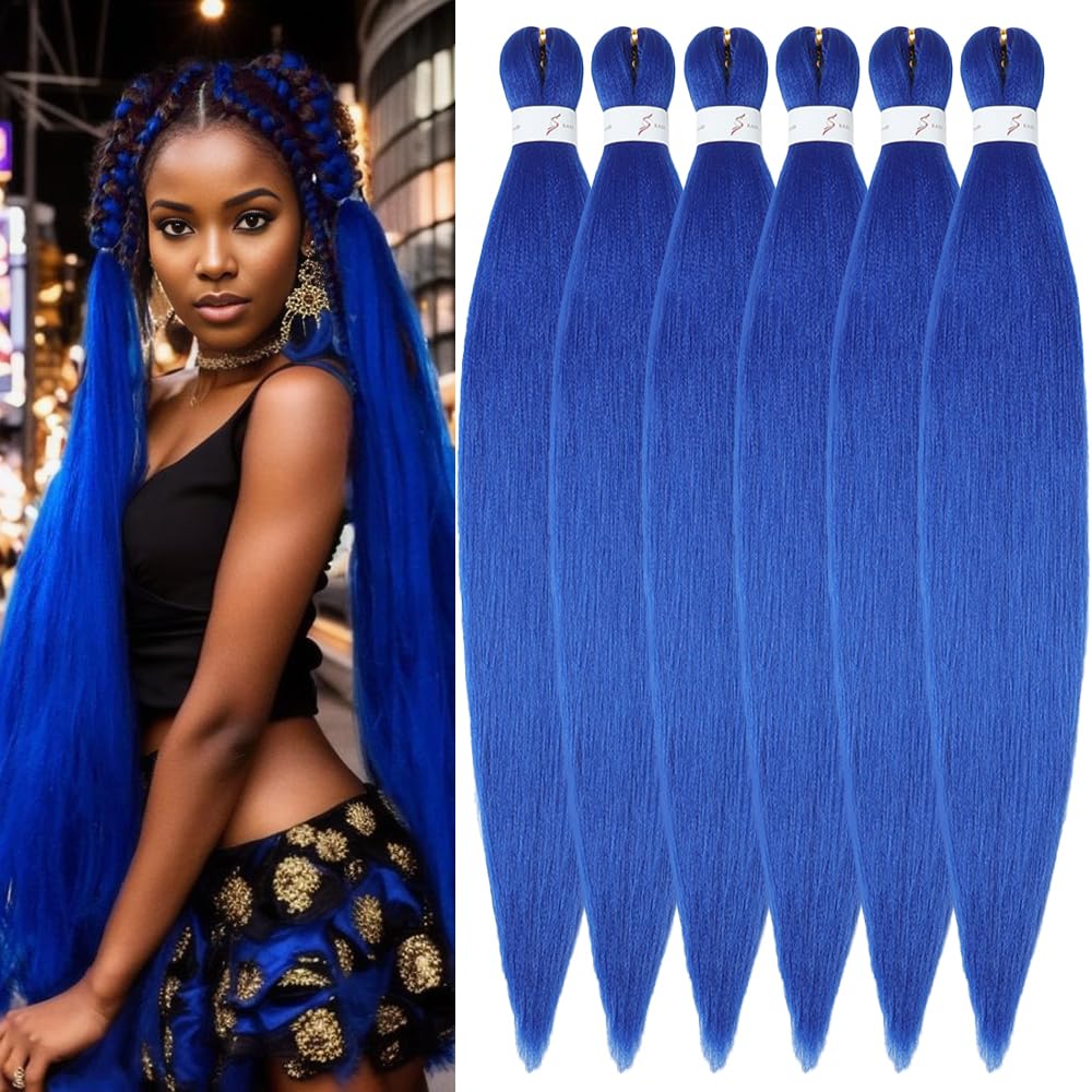 YDDM Meches Pour Tresses Africaine Rose et blanc Rajout Cheveux Tresses Texture Yaki Easy Install pour Debutants 20 Pouces 3 Paquets Cheveux Legers Naturels pour Box Braids Twist Crochet Styles
