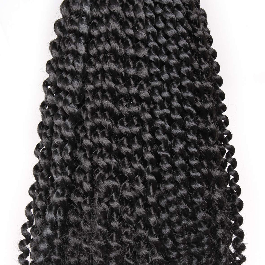 Xtrend Lot de 7 paquets d’extensions de cheveux Passion Twist - 18 mèches par paquet - 30,5 cm - Cheveux tressés au crochet