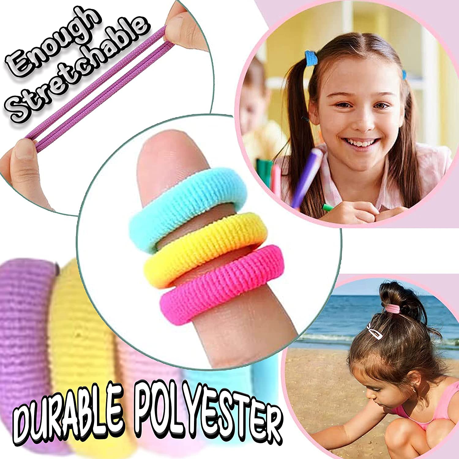 Accessoires à cheveux Trolls pour enfants, brosse à cheveux pour filles, pompons, nœud à cheveux et pince à cheveux pour enfants, pinces à cheveux multicolores pailletées avec de belles breloques