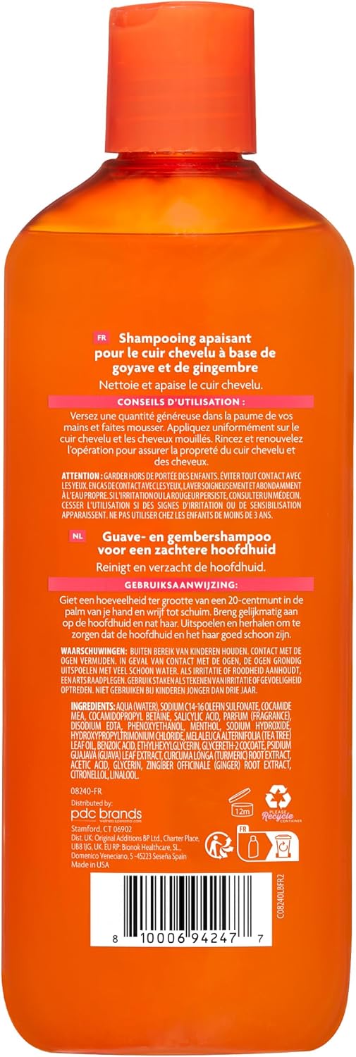 Cantu - Shampooing Apaisant pour le Cuir Chevelu à Base de Goyave 400 ml