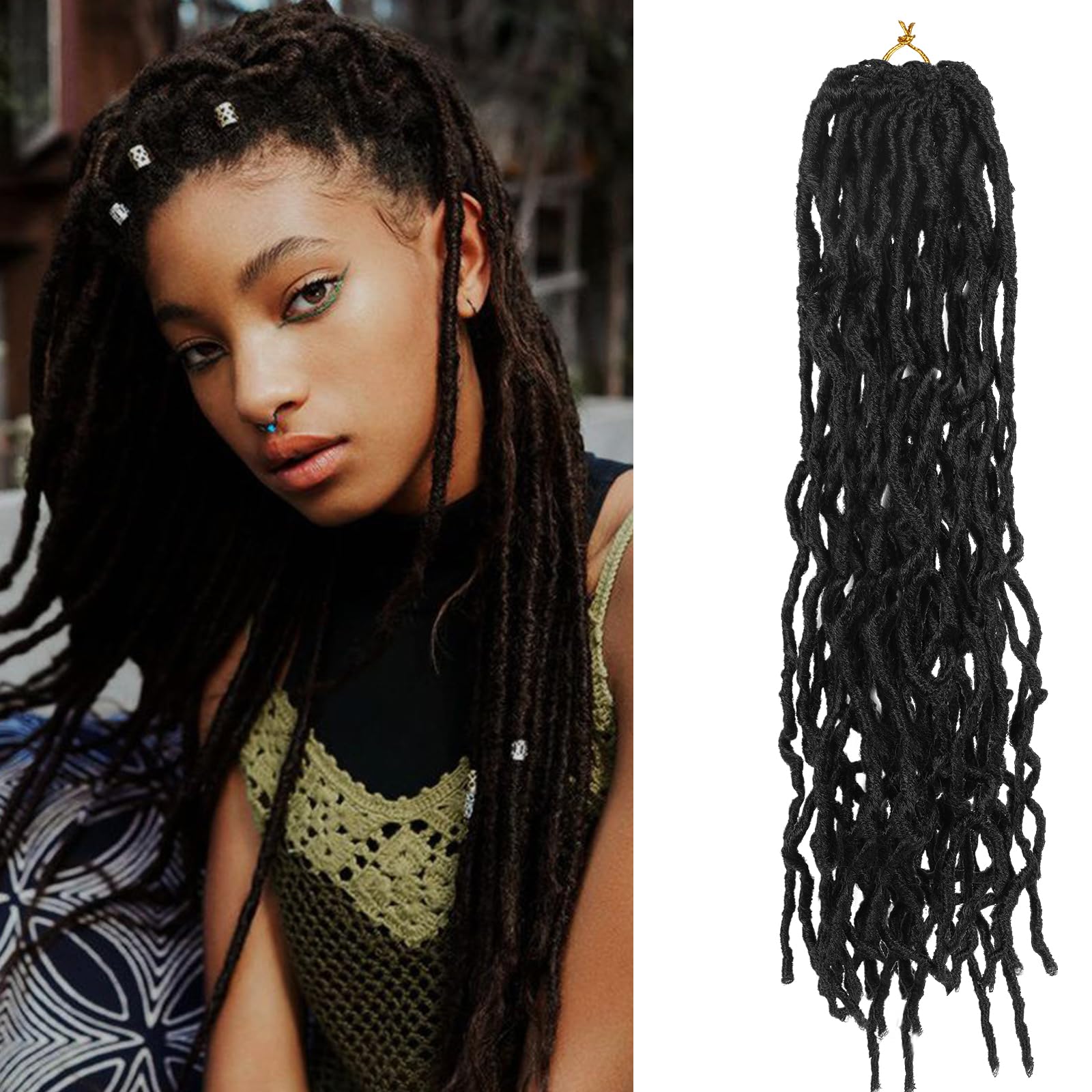 Aomig Rajout Cheveux Tresse, Jumbo Braids Meches, 65cm Extension de Cheveux de Fibre Synthétique pour Crochet Twist Tressage (4 couleurs)