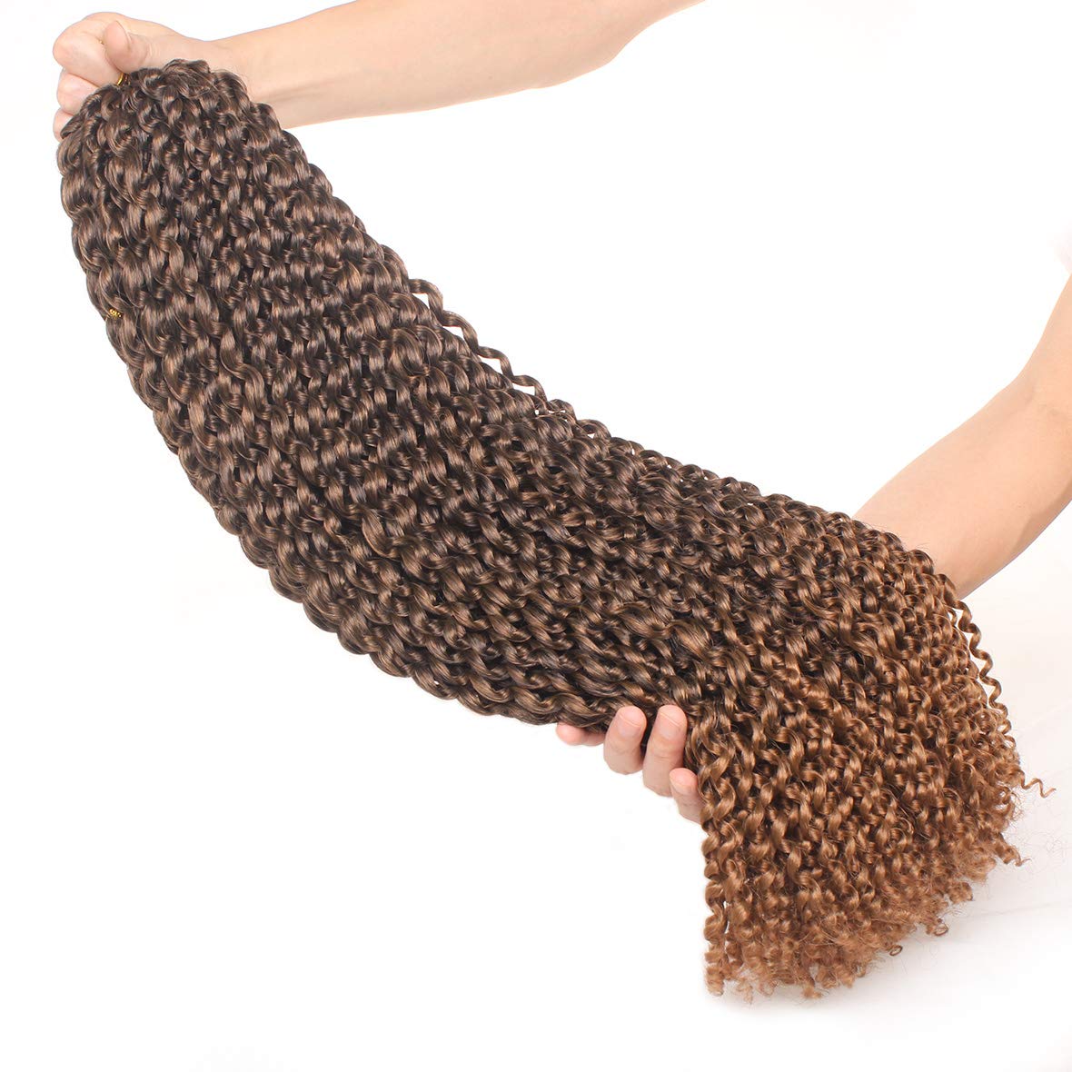 Xtrend Lot de 7 paquets d’extensions de cheveux Passion Twist - 18 mèches par paquet - 30,5 cm - Cheveux tressés au crochet