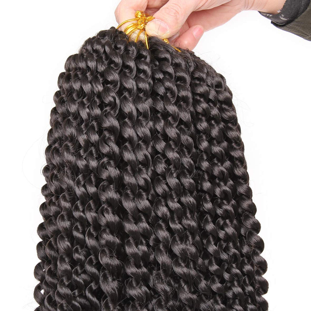 Xtrend Lot de 7 paquets d’extensions de cheveux Passion Twist - 18 mèches par paquet - 30,5 cm - Cheveux tressés au crochet
