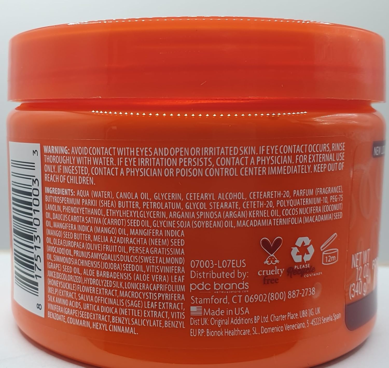 Cantu Crème à friser à la noix de coco 340,2 g avec shampooing et après-shampoing sans sulfate 340,2 g et crème activatrice hydratante au beurre de karité 340,2 g