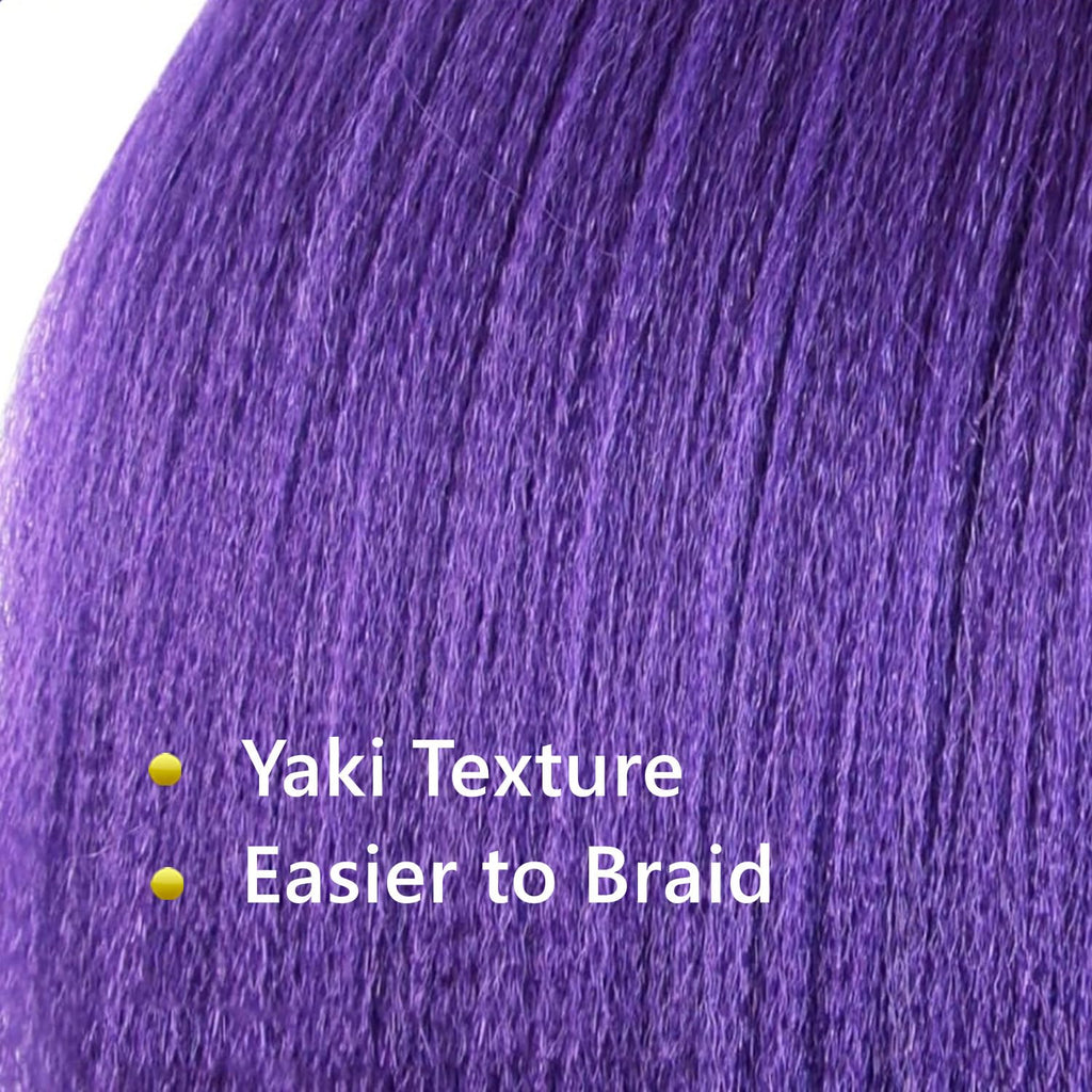 Bouclé Braiding Hair For Boho Braids Meches Rajout Cheveux Tresses For Bohemian Braids Pré-Étirés Meches Pour Tresses Africaine Meche Naturelle Pour Tresse（#Brown ，Total De 6 Packs) ）