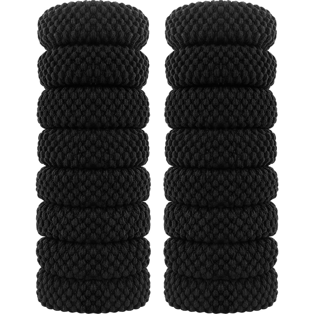 Hanyousheng Elastique Cheveux, 50 Pcs Chouchou Cheveux, 8 mm Elastique Cheveux Epais, Epais en Coton Sans Couture, Hair Elastic Band pour Femmes Hommes et Enfants